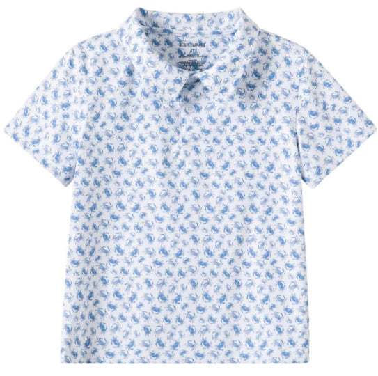 Crabby Blues Polo