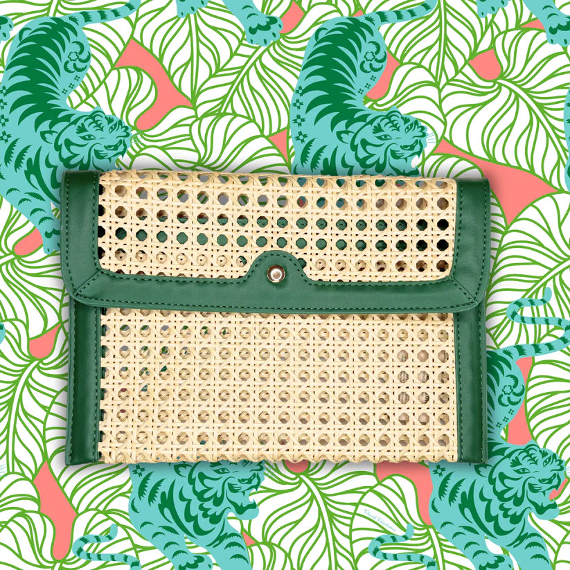 French Quarter Clutch - Green