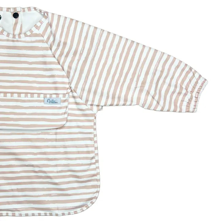 Long Sleeve Bibs - Brush Stripes