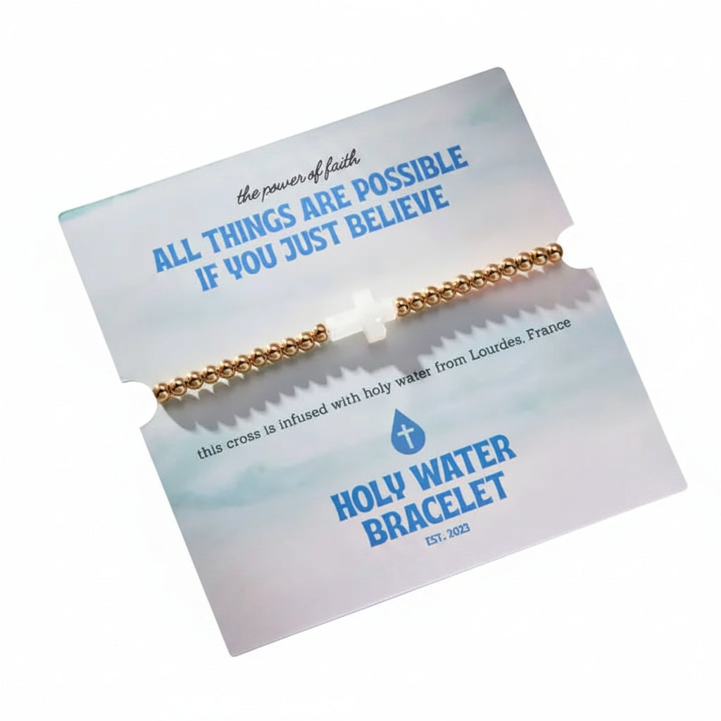 Holy Water Cross Bracelets