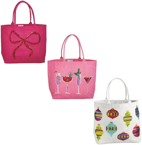 Holiday Sparkle Tote Bags