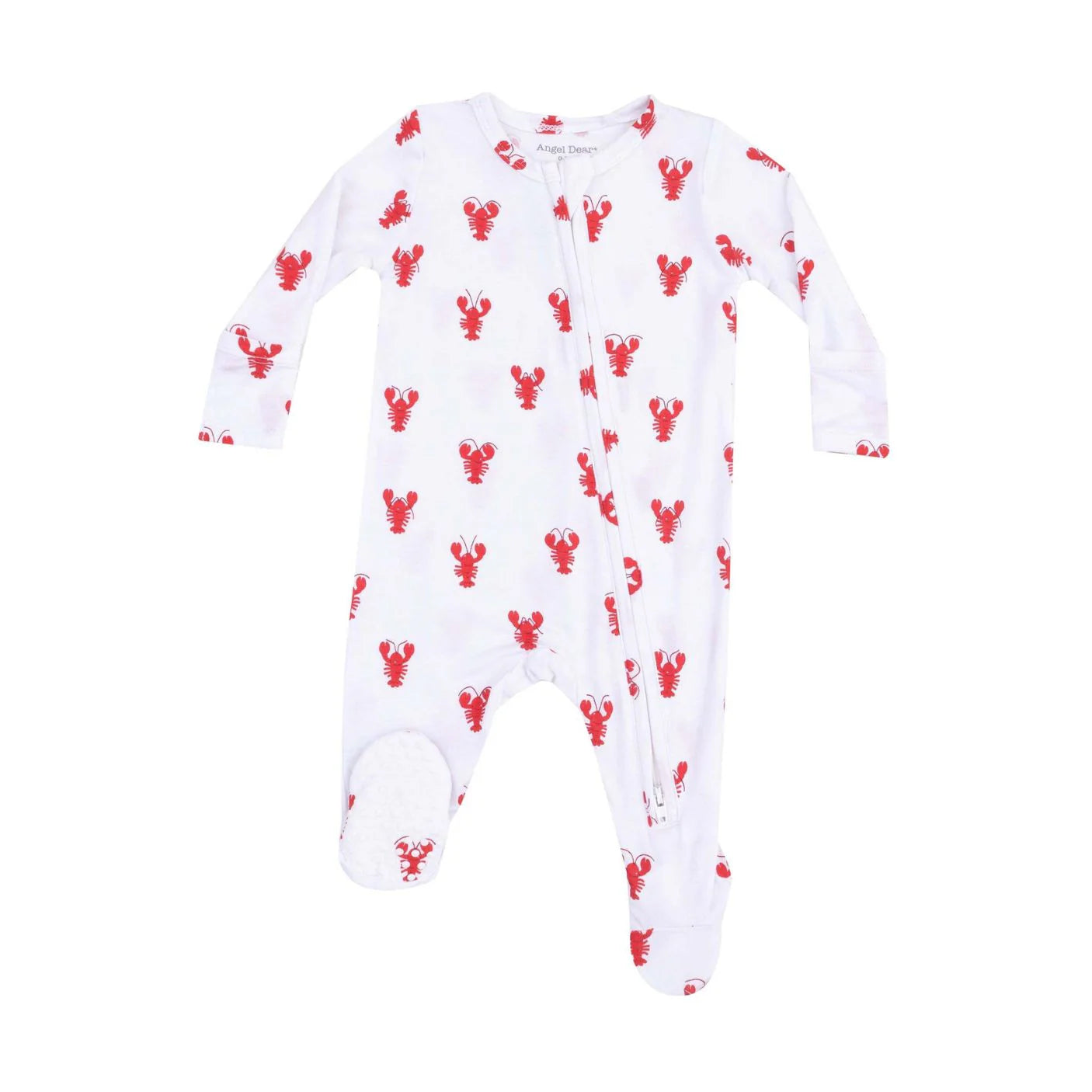 Lobsters 2 Way Zipper Footie