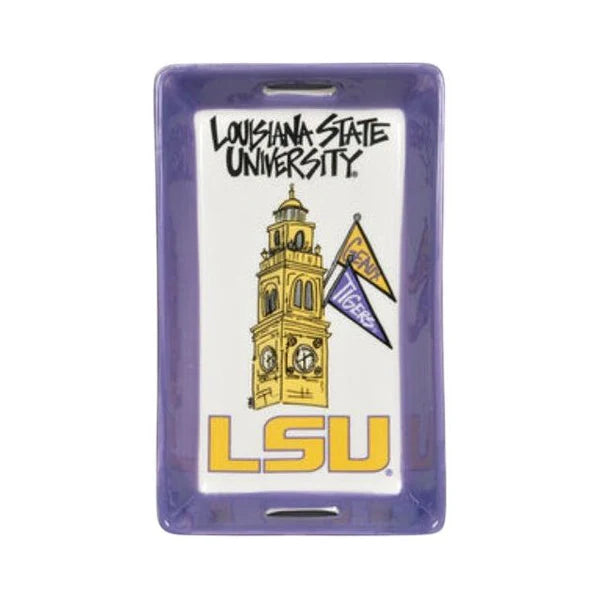 Louisiana State University (LSU) trinket tray