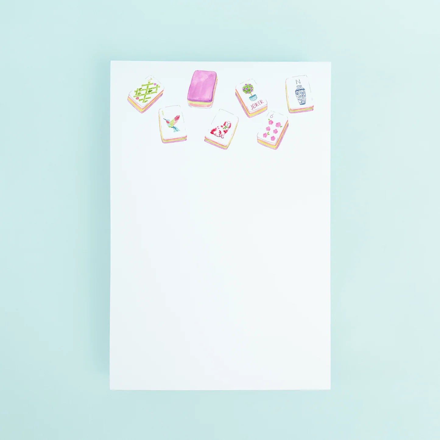 Large Mahjong Tiles Notepad