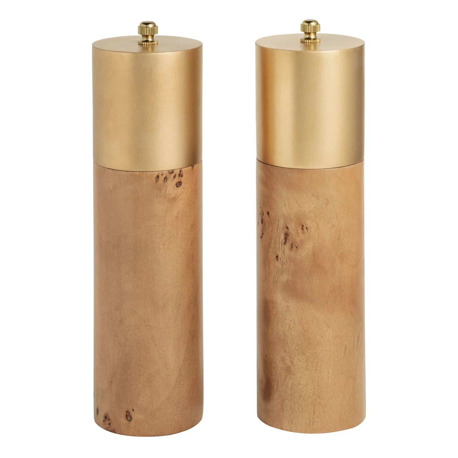 Burl Salt & Pepper Grinders