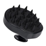 Black Scalp Massaging Shampoo Brush