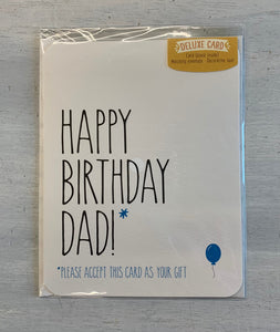 "Happy Birthday, Dad" Card