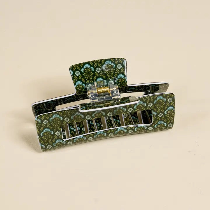Everbloom Forest Green Claw Clip