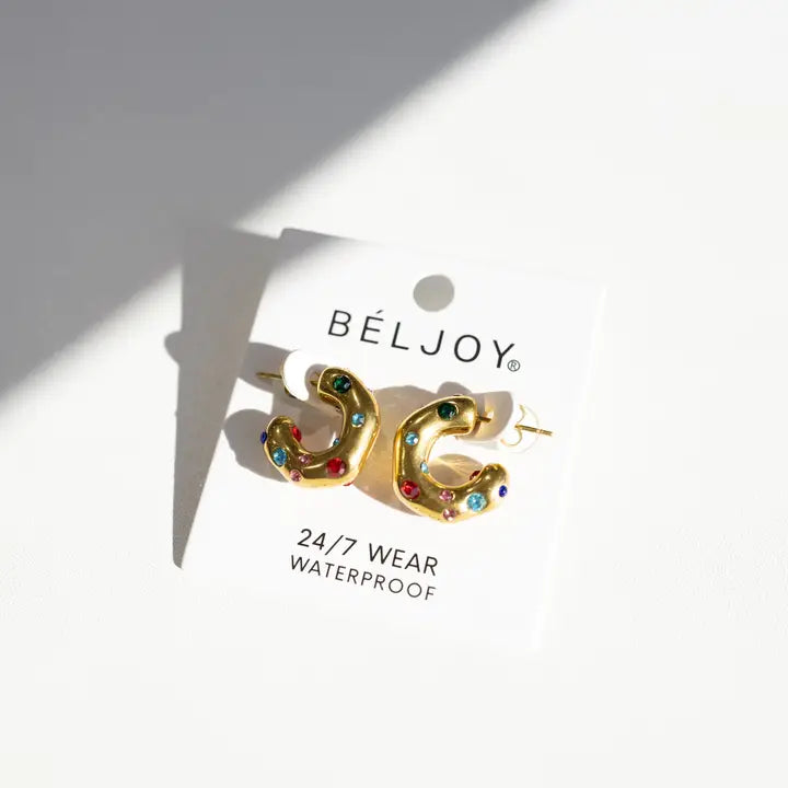 Ebby Hoop Earrings Multi