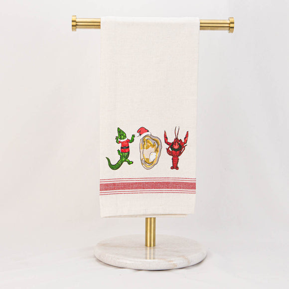 Cajun Joy Christmas Hand Towel