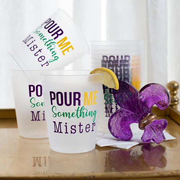 Pour Me Something Mister Party Cup Set