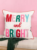 Merry and Bright Square Pillow