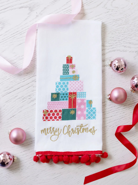 Present Tree Tea Towel