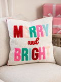 Merry and Bright Square Pillow