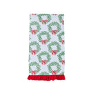 Wreath & Ribbon Tea Towel