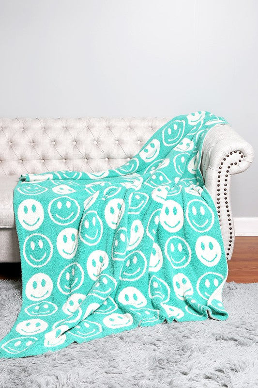 Mint Smile Cozy Luxe Blanket