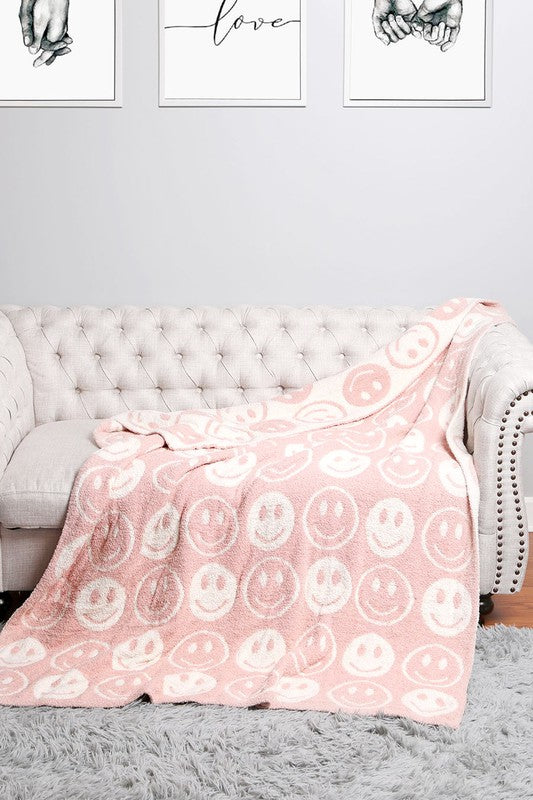 Pink Smile Cozy Luxe Blanket