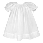 Daygown with Wave Smocking White