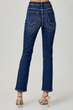 Risen Mid-Rise Ankle Jeans