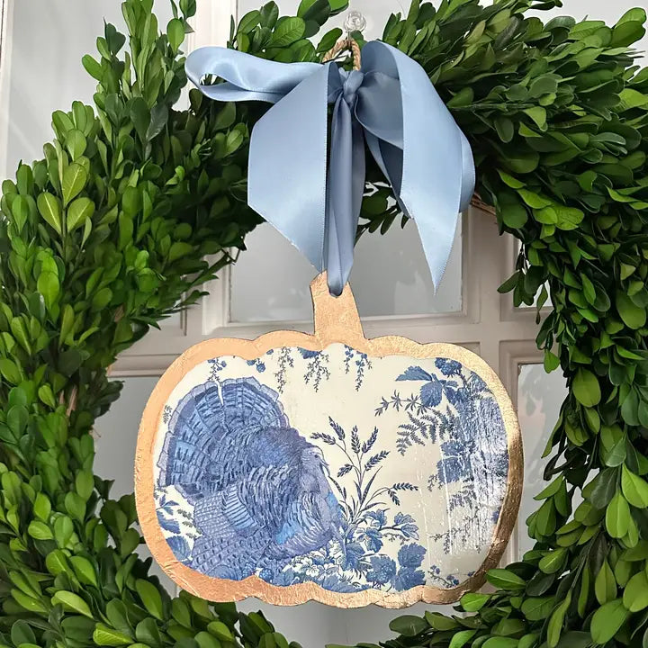 Turkey Door Pumpkin Hanger 8”
