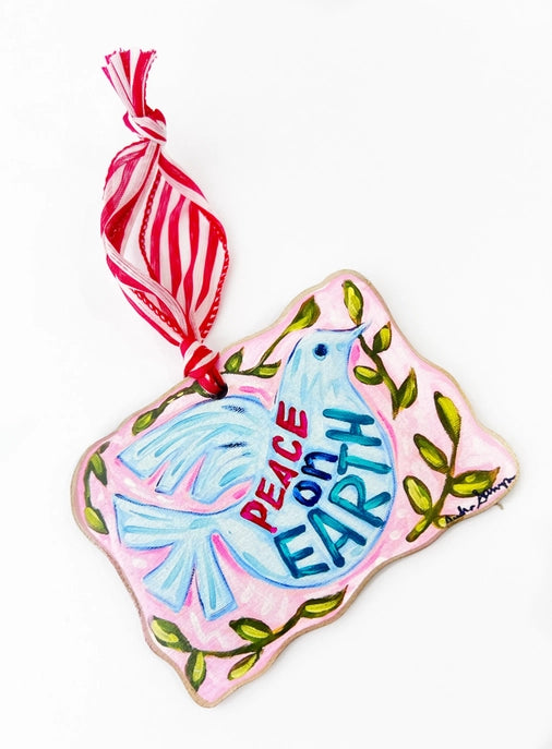 Peace On Earth Christmas Ornament 