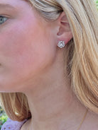 Tiger Earring Silver Studs
