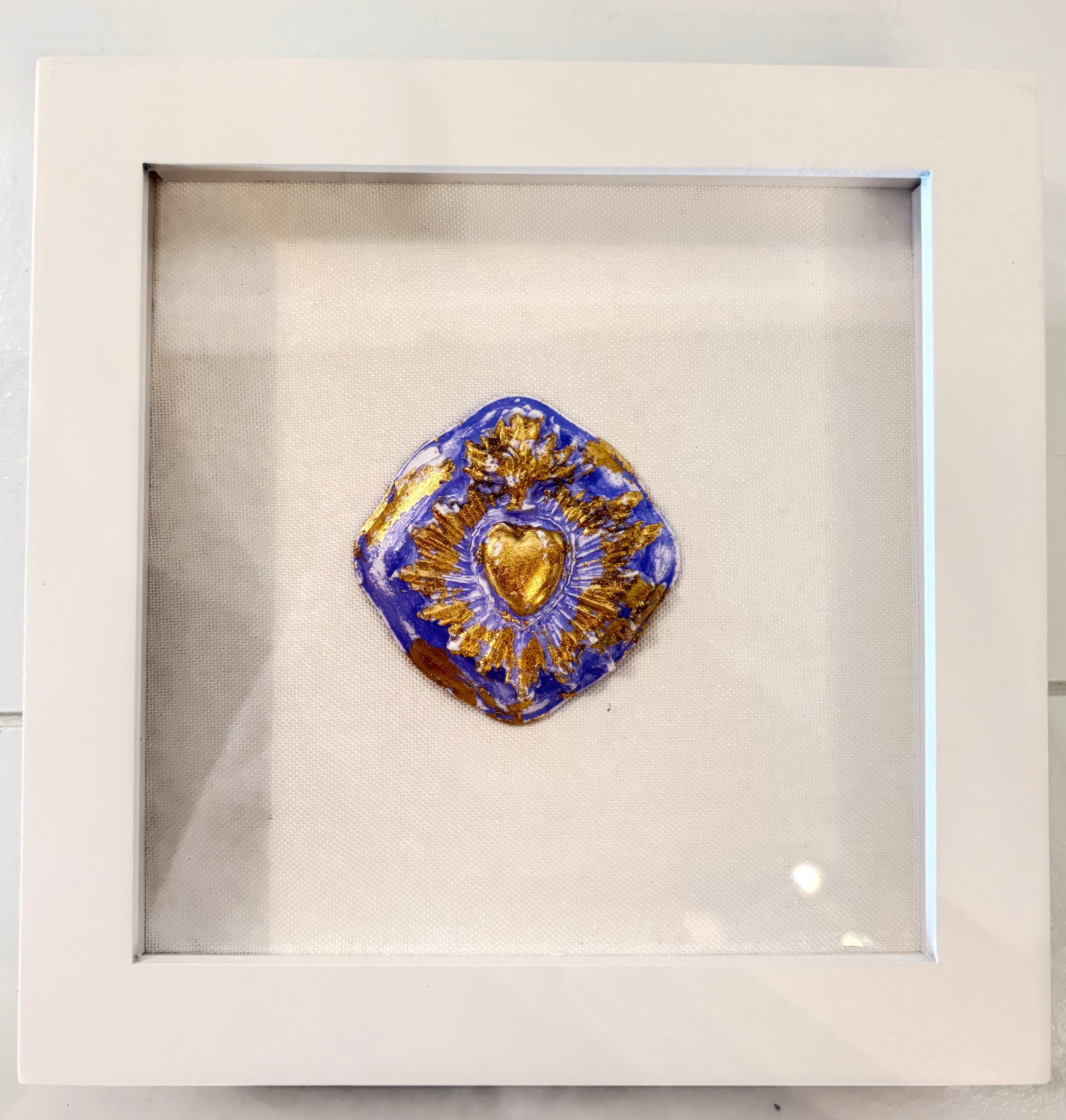 Purple And Gold Sacred Heart Box