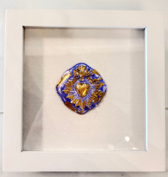 Purple And Gold Sacred Heart Box