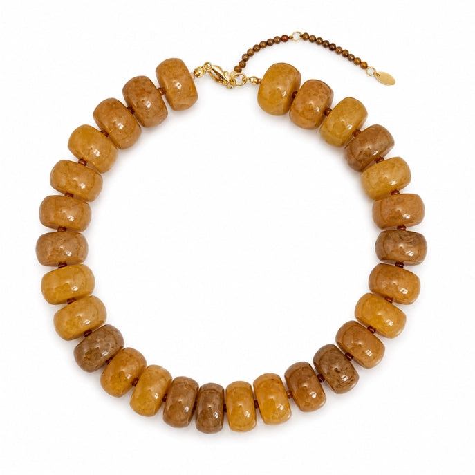 Brown Chunky Bead Necklace