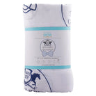 Southern Gentleman Boy Swaddle Blanket Muslin Bamboo Fiber
