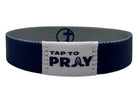 Tap To Pray Wristbands- Navy & Grey