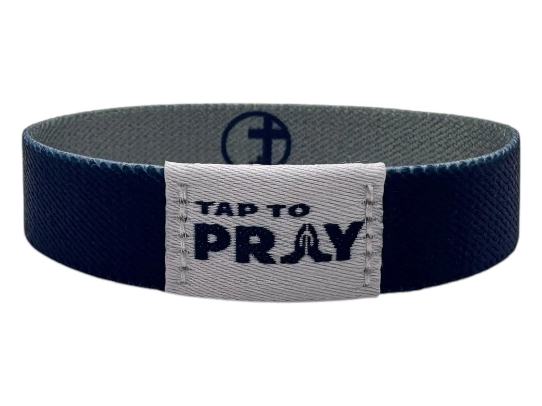 Tap To Pray Wristbands- Navy & Grey