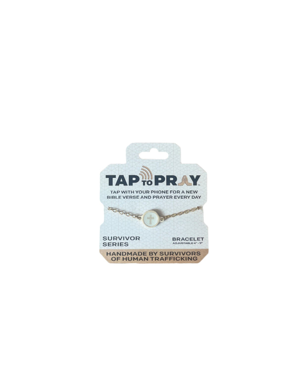 Tap To Pray Survivor Series Handmade Bracelets- 14K Gold-Plated Vanilla