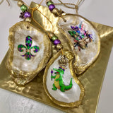 Mardi Gras Oyster Ornaments