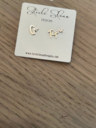 Go Tigers Silver Stud Earrings