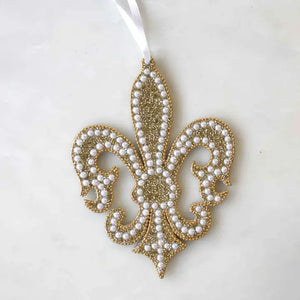 Royal Fleur Ornament - Gold