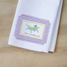Throw Me Something Mr. Gingham Gator Tea Towel