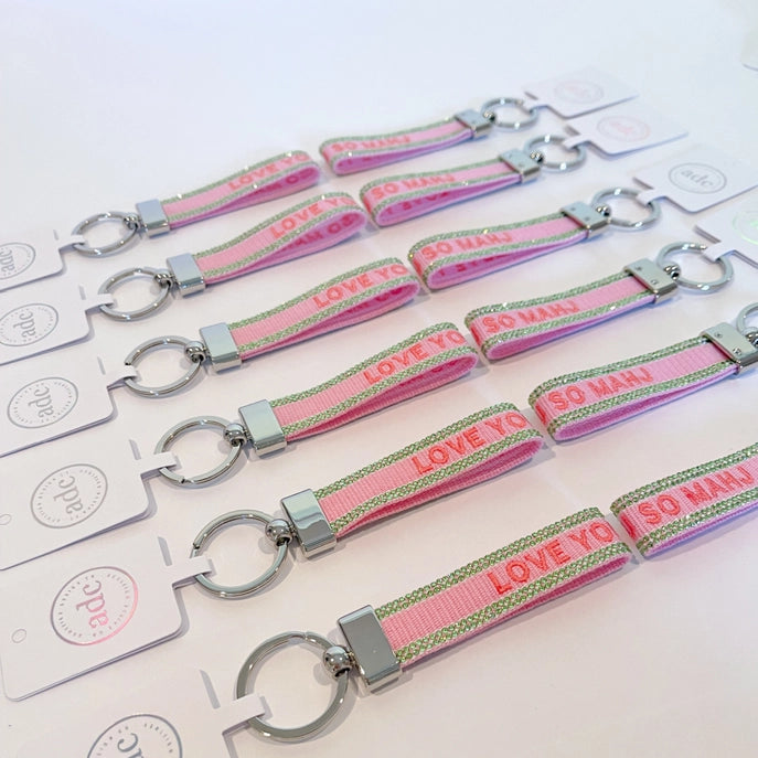 Love You So Mahj Keychain