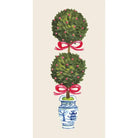 Holiday Topiary Guest Napkins - Pack of 16