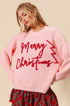Merry Christmas Tinsel Sweater