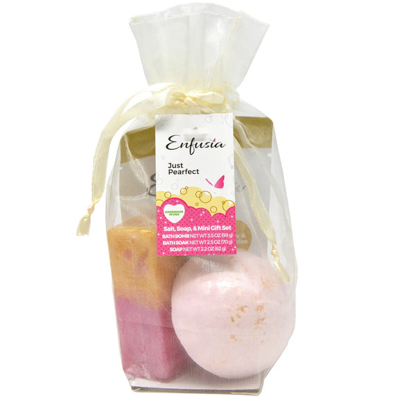 Salt, Soap, & Mini Gift Set - Just Pearfect