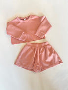 Kids' Light Coral Winter Set