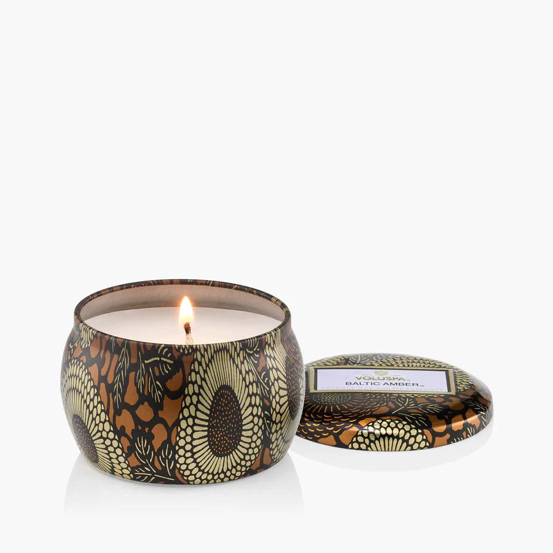 Voluspa Baltic Amber Mini Tin Candle
