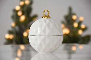 Small Ornament Bowl White