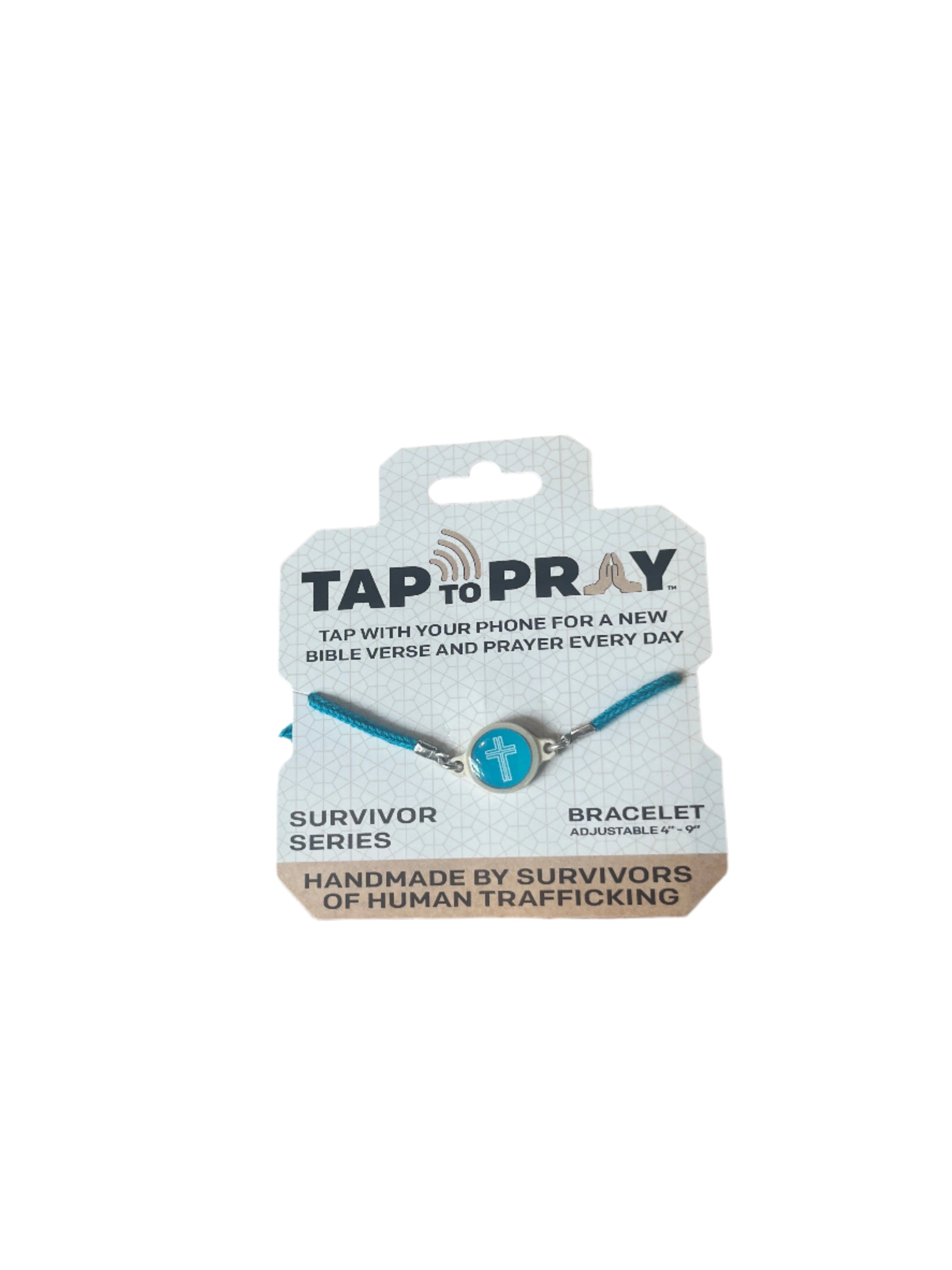 Tap To Pray Survivor Series Handmade Bracelets - Turquoise