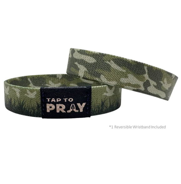 Tap To Pray Wristbands- Waterfowl Camo