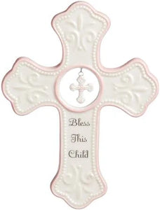 Demdaco Bless This Child Hanging Cross