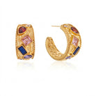 Aubrey Adele Colorful Variety Shape Earrings