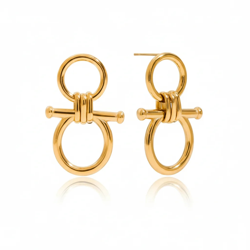 Aubrey Adele Equestrian Bit Earrings