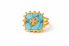 Riviera Ring Turquoise Cross 